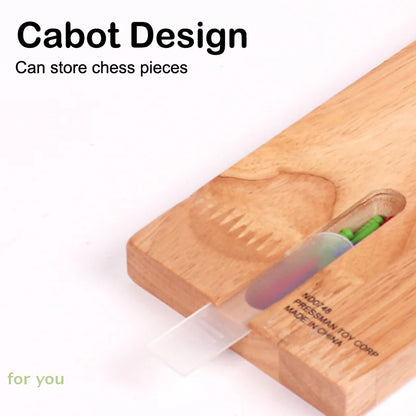 Wood Cribbage Board Game